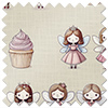 Fairy Cakes, Cupcake Sponge - Twist&Fit Roman Blind